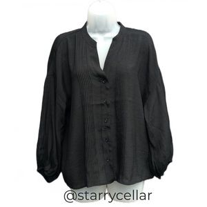 NWT Banana republic sheer button down top